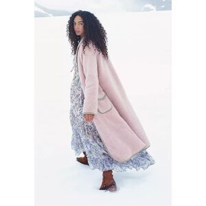 Free People x We The Free Irresistable Teddy Cardi Plush Sherpa Coat Jacket